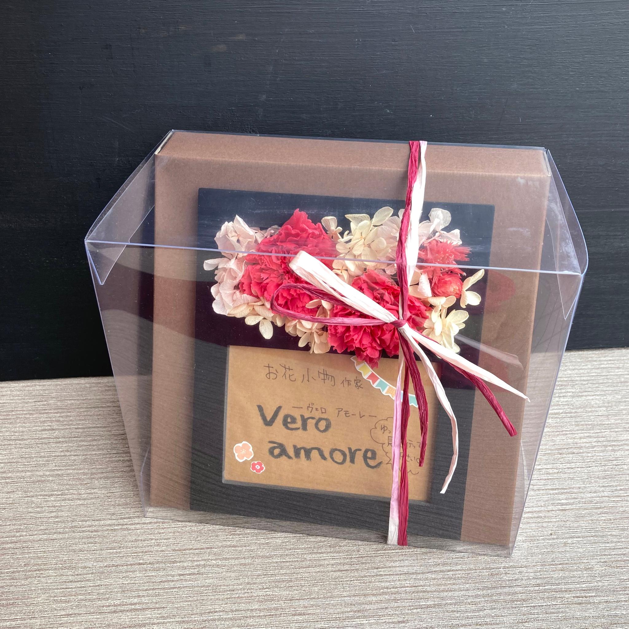 新作【母の日】もりもりお花のフォトフレーム　受注制作／写真たて／オレンジ・ピンク | 9枚目