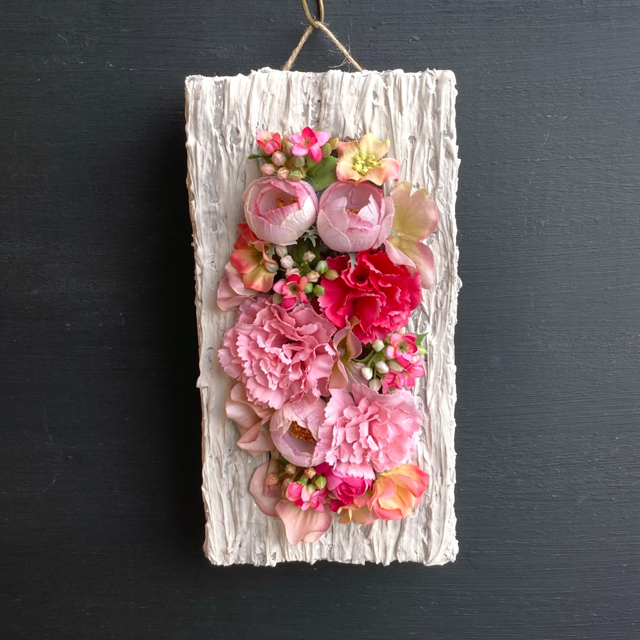 限定３点【母の日】カーネーションの壁面アレンジメント　アーティフィシャルフラワー | 6枚目