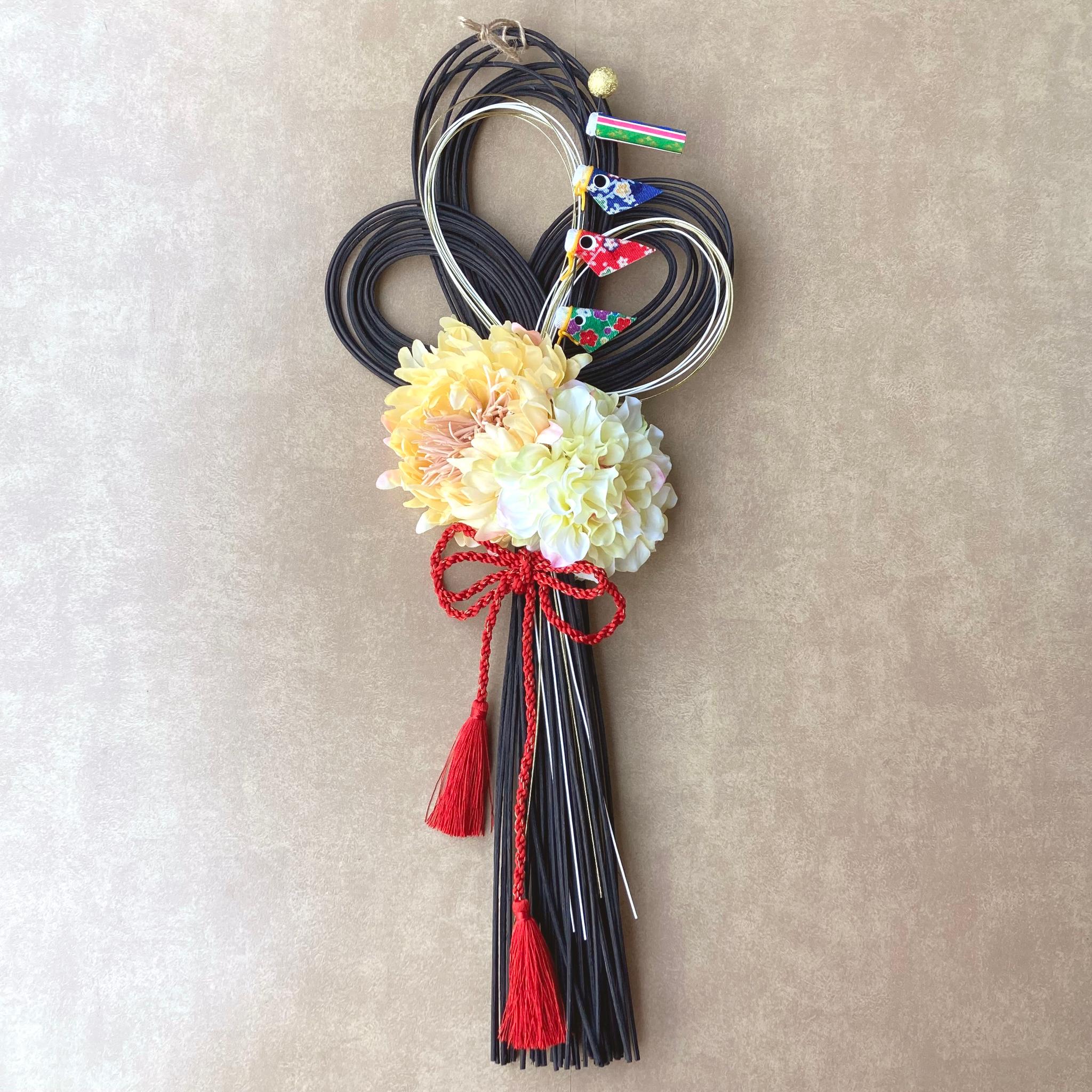 数量限定【鯉のぼり・こどもの日】端午の節句リース　ータッセル1枚目の画像