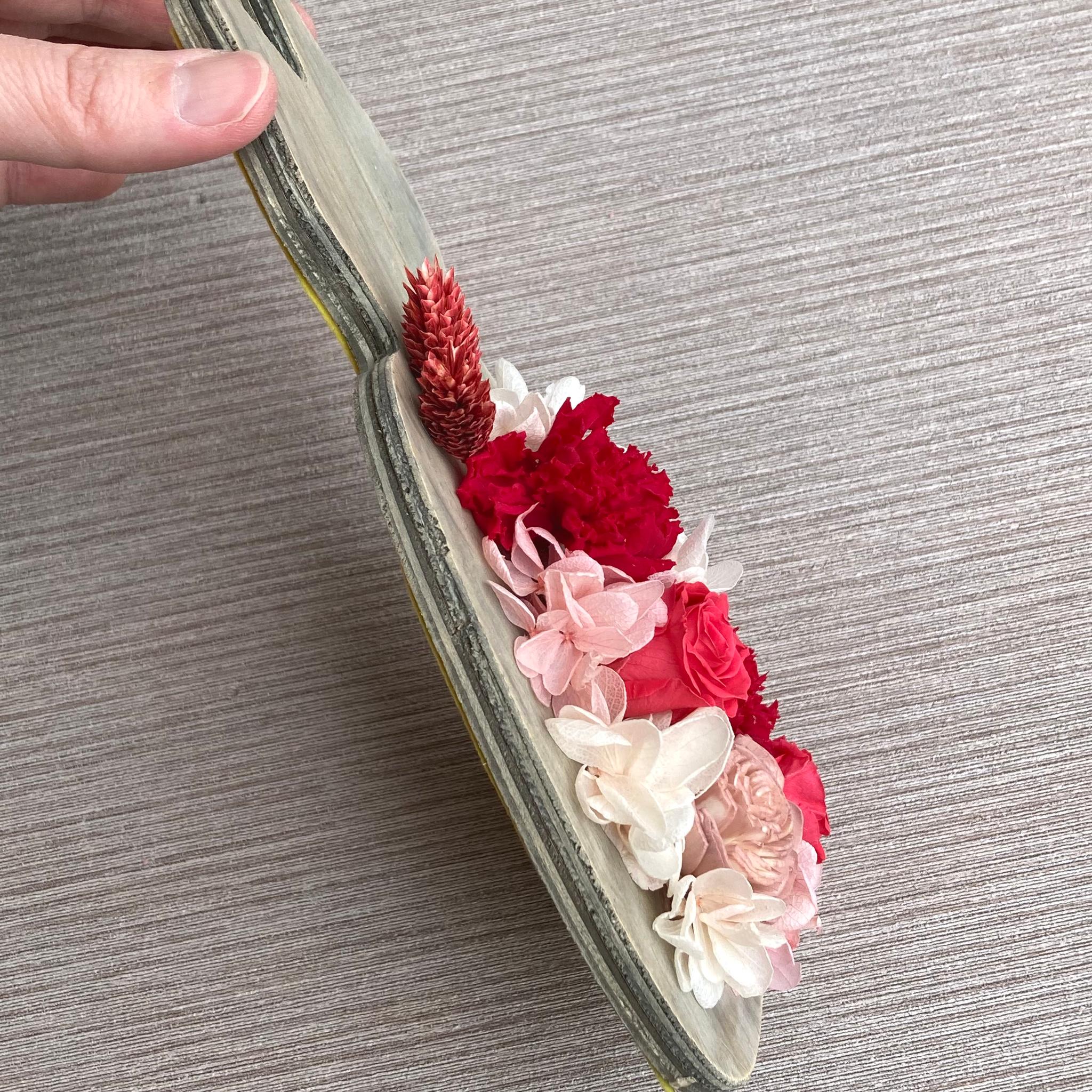 限定３点【母の日】カーネーションのキャットアレンジ　プリザーブドフラワー | 5枚目