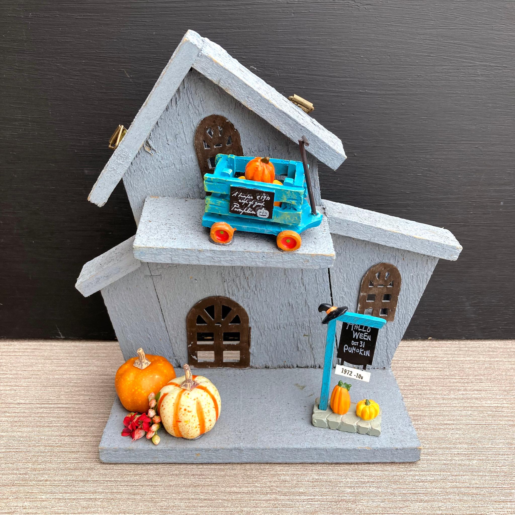 一点物【ハロウィン】Halloween house　／ハロウィン置物・ハロウィン飾り1枚目の画像