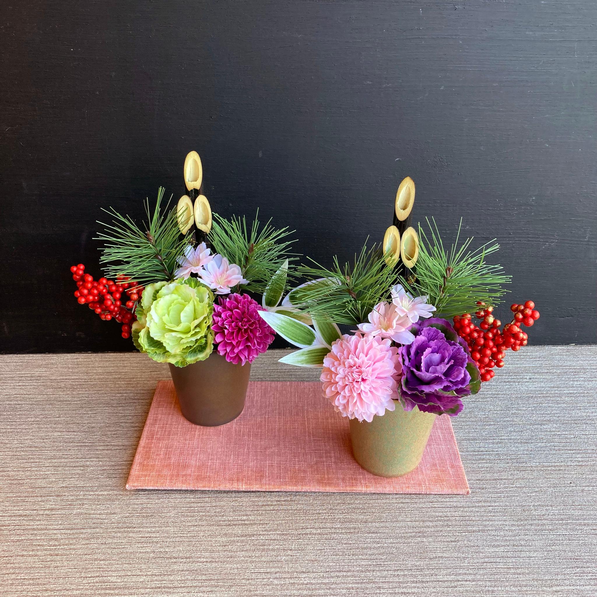 ●数量限定/毎年飾れる【大人気】お正月 ミニ門松 ーさくら お正月飾り/お正月置物1枚目の画像